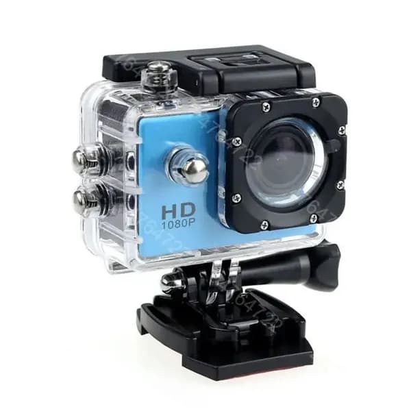 Экшн-камера D600, водонепроницаемая, синий цвет, стандартная комплектация
