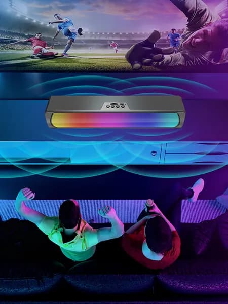 Bluetooth-колонка Sound Blaster Q4R с RGB, мощным басом и стереозвуком