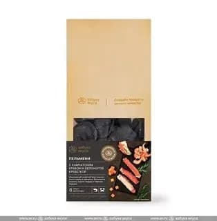 Пельмени с камчатским крабом и белоногими креветками, 400 г