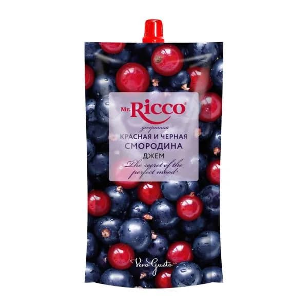 Джем Mr. Ricco Красная и черная смородина 300г