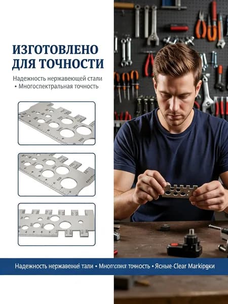 Инструмент для измерения резьбы и шага резьбы