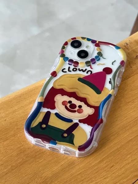 Чехол на iPhone 14 с принтом Клоун