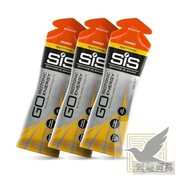 , GO Isotonic Energy Gel, Гель изотонический углеводный, вкус Апельсин, 60мл, 3шт.
