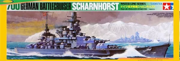 Tamiya 77518 1/700 WWII Немецкий Battlecrusier Scharnhorst сборная модель корабля