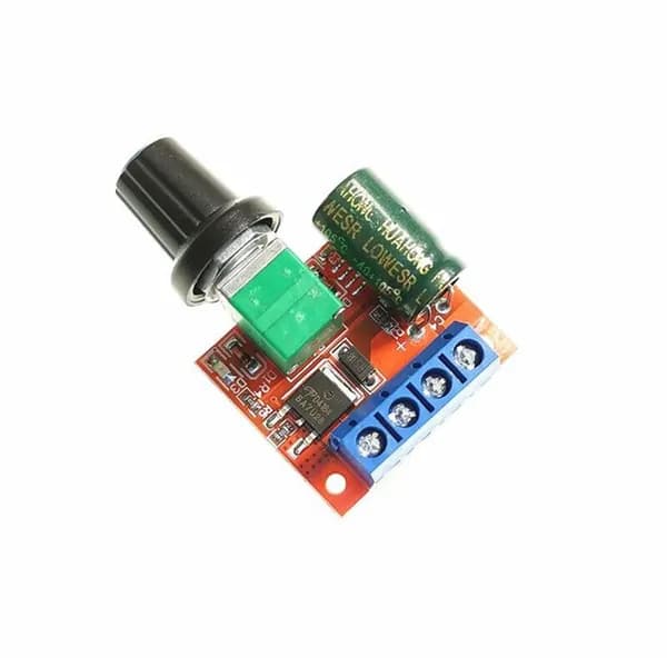 Мини-модуль регулятора скорости двигателя постоянного тока PWM 5A мощностью 90 Вт DC-DC 4,5 В-35 В с регулируемым переключателем управления 12 В 24 В