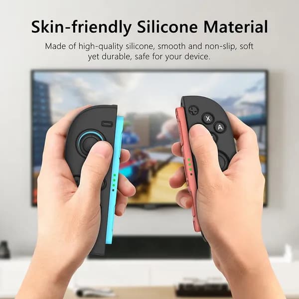 Для Nintendo для Switch 2 Joy-Con Controller Silicone Protective Case (Black)