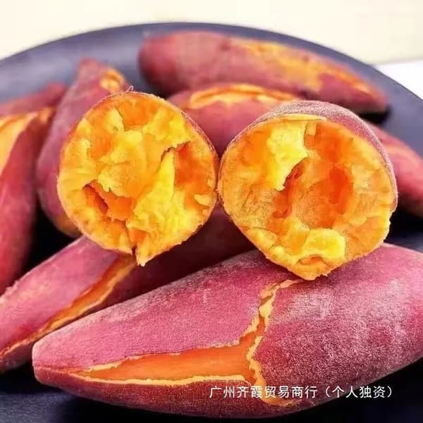 Каштановый батат, очень сладкий, свежий, мучнистый, натуральный продукт из песчаной почвы