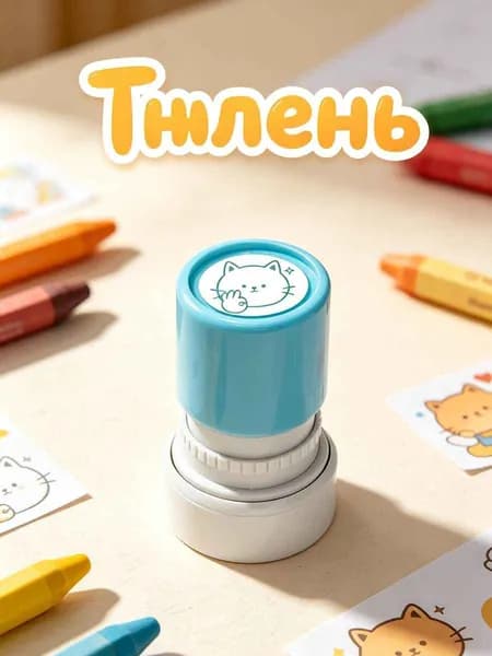 Тюлень, забавный и милый эмодзи-тюлень, 1 шт