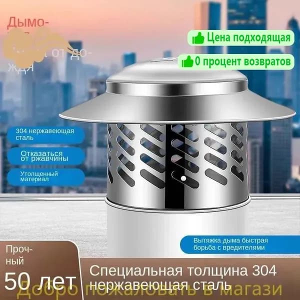 Бутик.Зонт из нержавеющей стали f110 мм, универсальный