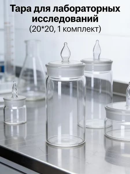 Бюкс высокий 20*20 лабораторный мерный 4 мл