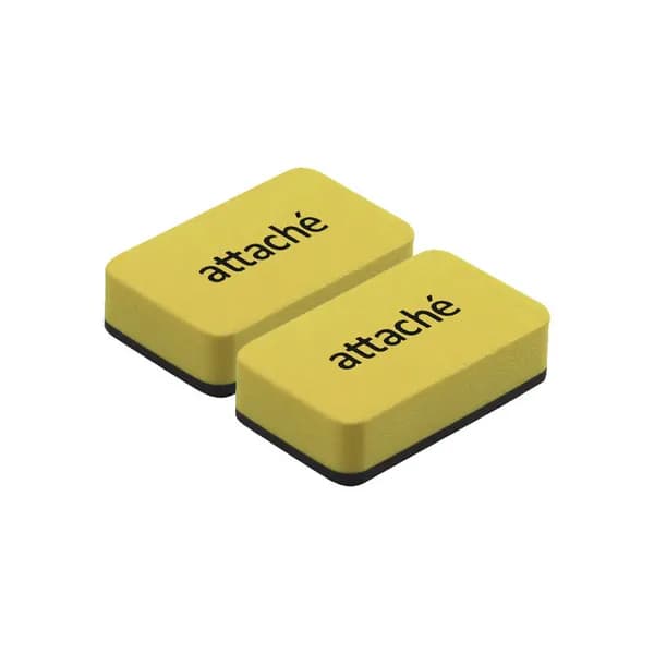 Attache Economy Губка-стиратель для маркерных досок, 7x4x1.8cм, 2шт в упаковке