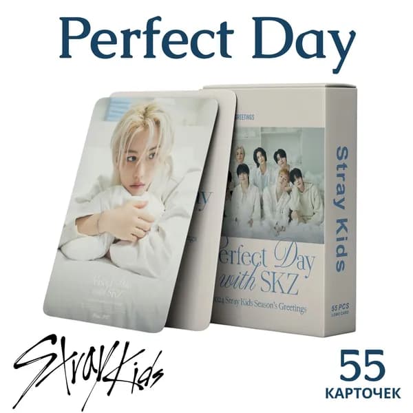Карточки Стрей Кидс / Набор Stray Kids Perfect Day SKZ/ Набор 55 штук