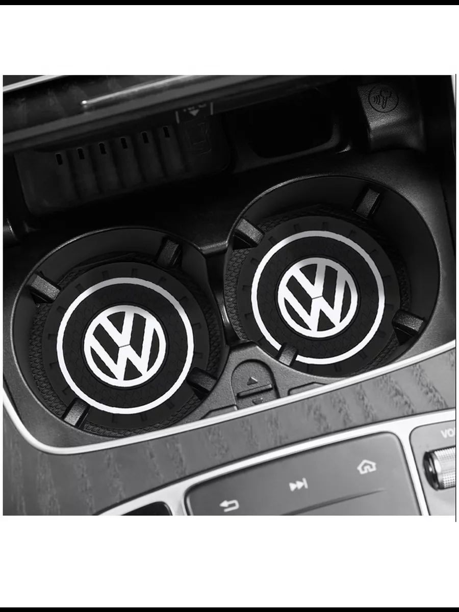 Подстаканник в машину / антискользящий коврик Volkswagen 2 шт