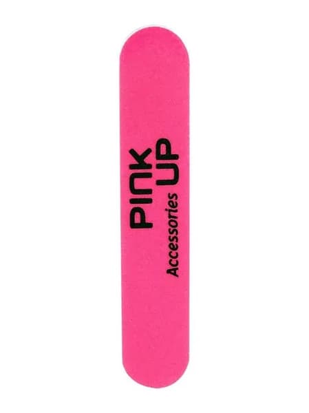 Пилка для ногтей PINK UP ACCESSORIES mini розовая 180 грит