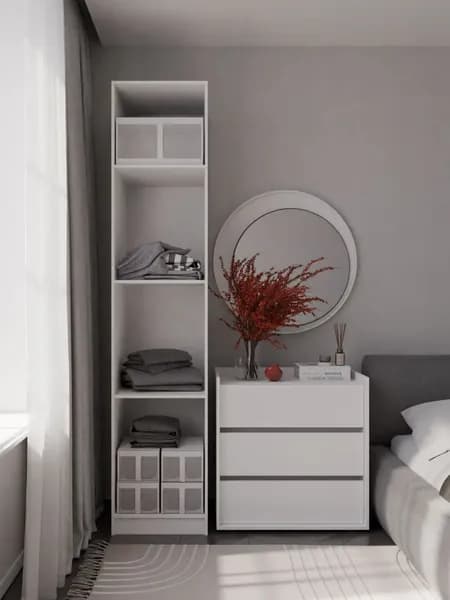 Гардеробная система без дверей ПАКС (PAX IKEA) 50х58х236 см, комбинация 7