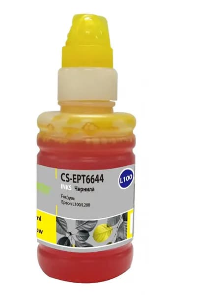 Чернила Cactus CS-EPT6644 T6644 желтый 100мл для Epson