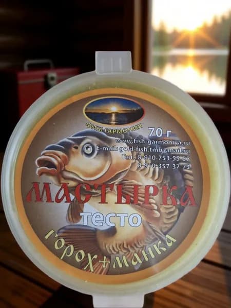 ТЕСТО для рыбалки горох + манка <МАСТЫРКА> чеснок