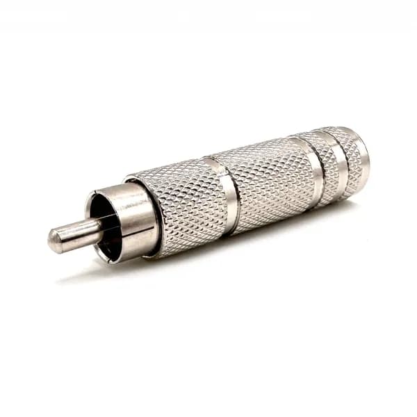 Переходник Jack 6.3 TS 2pin - RCA гнездо - штекер