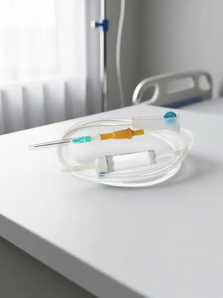 Система инфузионная стерильная для внутривенного вливания растворов 21G(0,8х40), "Бейджинг Форнёрс Медикал Эквипмент Ко. Лтд", КНР, 45 шт.