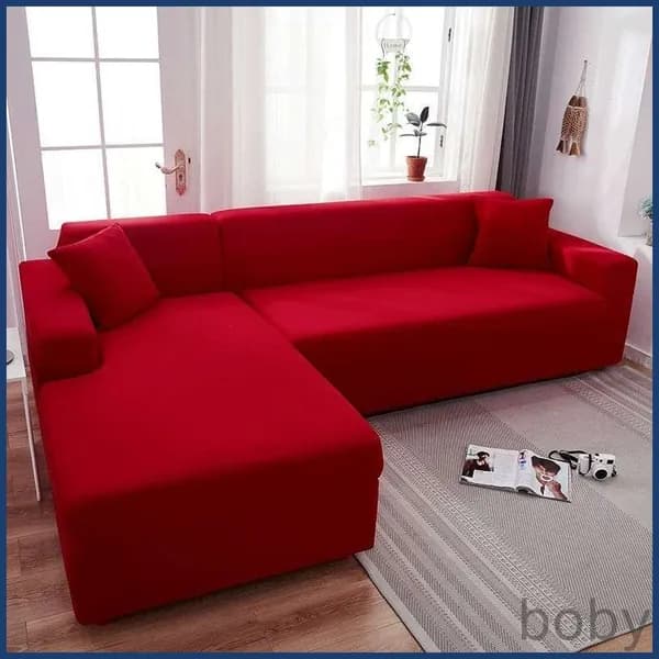 Модульный диван 230х100х100 см,красный