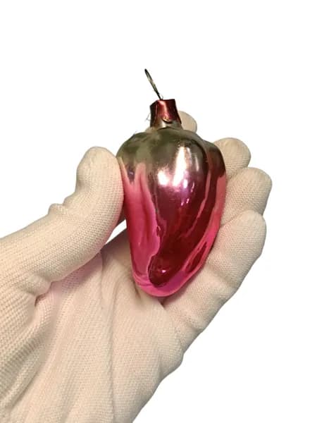 Советская винтажная елочная игрушка, Перец. Сделано в СССР.