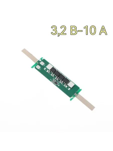 Плата защиты аккумулятора 1S 3,2V 3,7 V Li-ion Lipo LFP4 BMS 5A 10A 15A 20A 25A для солнечного освещения DIY