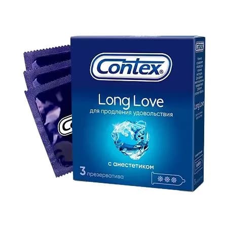 Презервативы Contex Long Love, 3 шт