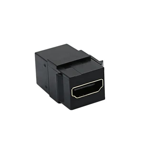 Фиксированный разъем HDMI 4K/2K 60HZ для подключения к гнездовой панели-черный
