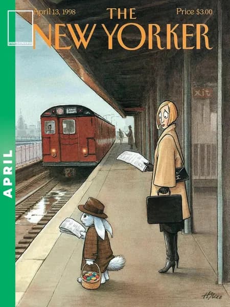 Постермания Постер "The New Yorker Весна Апрель1998", 40х30 см