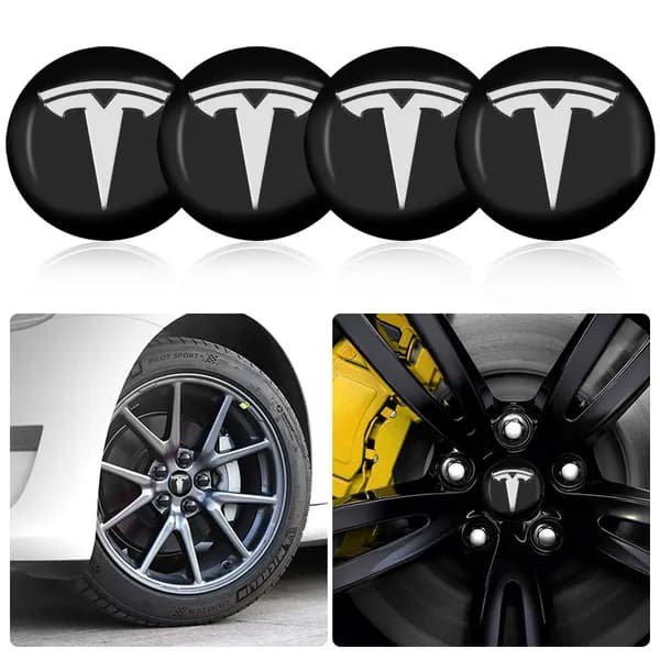 4 шт 56мм Tesla крышка обода цоколя центрального колеса автомобиля