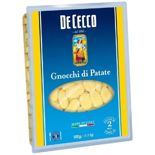 Клецки DE CECCO Gnocchi di Patate (Картофельные ньокки) 500г