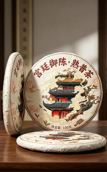 Шу Пуэр Императорский Двор (Gong Ting Yu Chen) Выдержанный 2022 100г