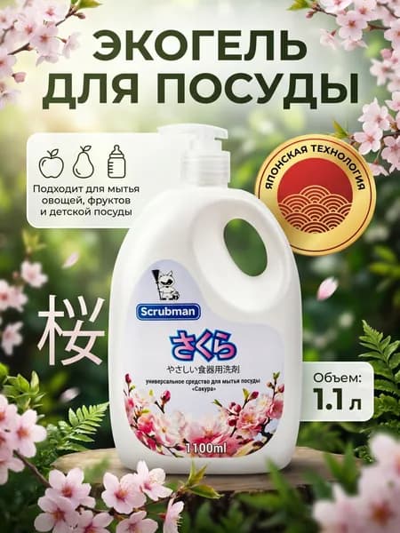 Средство для мытья посуды с дозатором