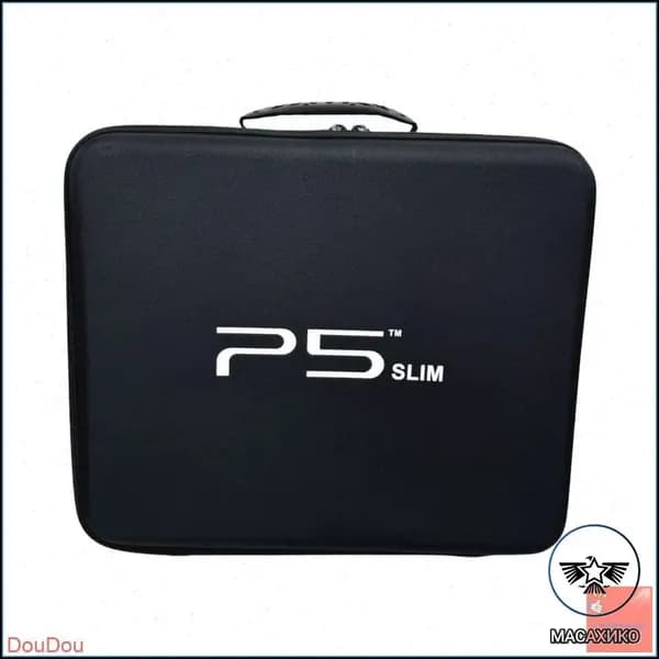 Кейс для консоли Sony Playstation 5 Slim чехол для приставки PS5 slim сумка для геймпадов и аксессуаров ПС5 слим, черная