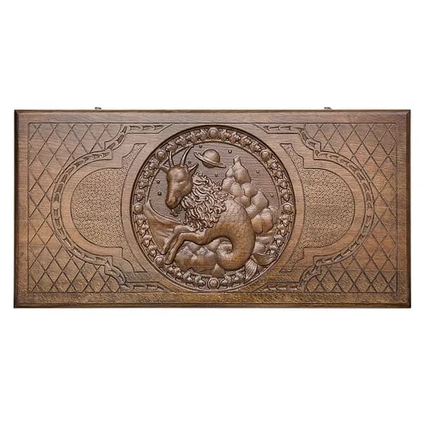 Резные нарды и шашки Знак зодиака Козерог