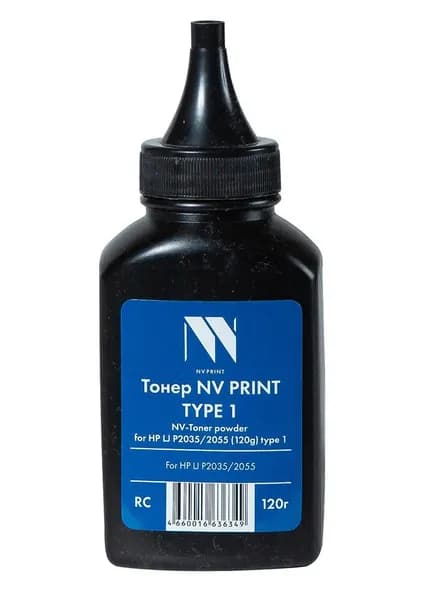 Тонер NV Print для HP P2035/2055 Type1 CE505A/CE505X 120 гр.