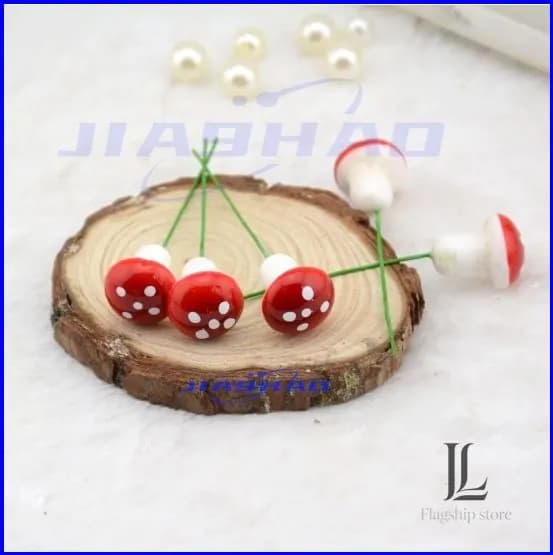 Мини-украшение из грибов; красный;* 5; подходит для украшения сада; украшения дома