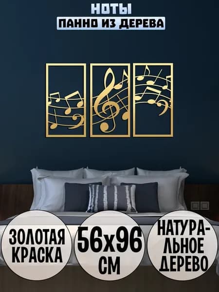 Ноты панно на стену