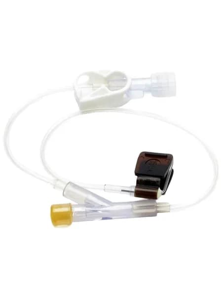 PHS Medical Игла Губера с крыльями, удлинителем и Y- коннектором (20G (0,9 мм) x 25 мм, LR2025Y)