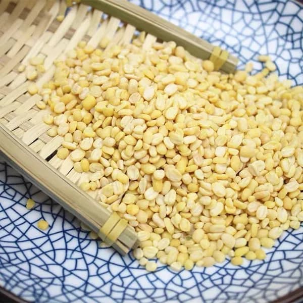 Лущеный зеленый маш, очищенный, без кожуры, для выпечки десертов