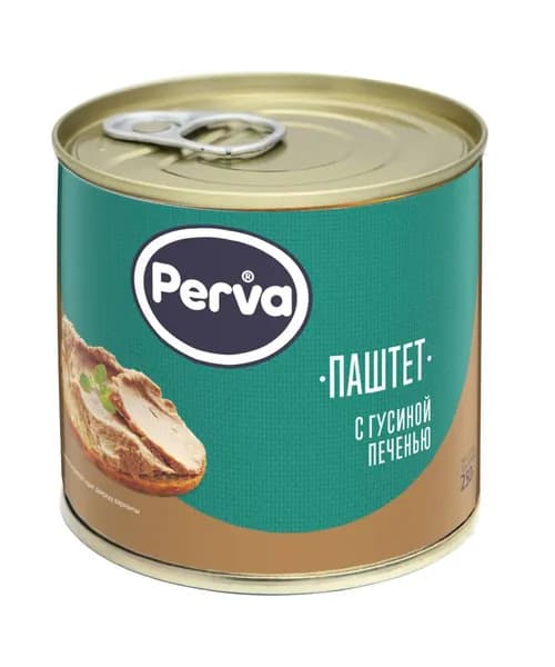 Паштет Perva с гусиной печенью, 250 г