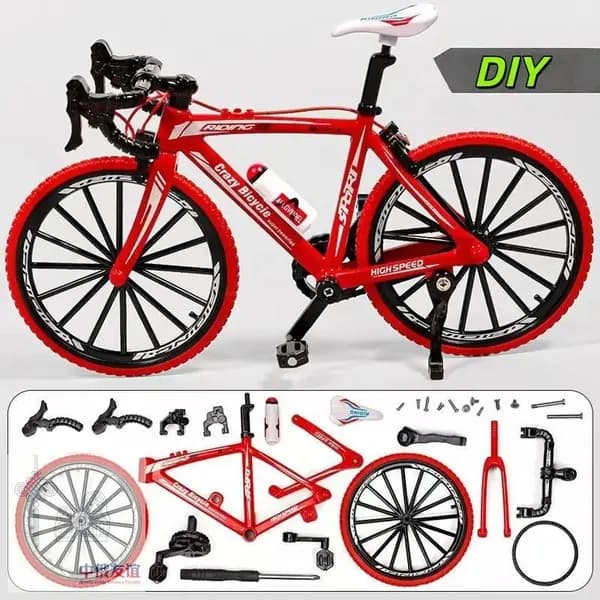Модель велосипеда 1:8, реалистичная, с подвижными частями, для сборки DIY