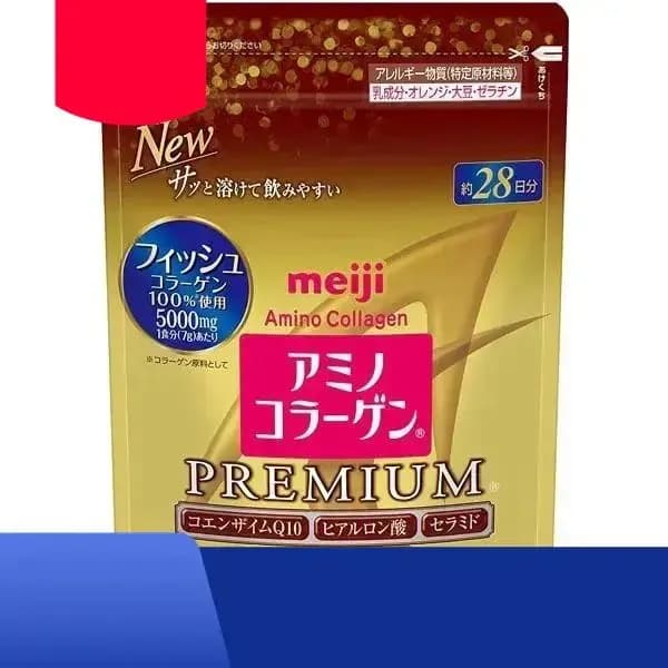 Amino collagen Meiji / Японский коллаген гидролизованный морской с витамином С