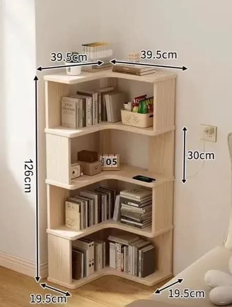 Шкаф книжный, 19.5х39х126 см