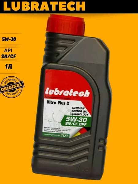 Lubratech ULTRA PLUS X 5W-30 Масло моторное, Синтетическое, 1 л