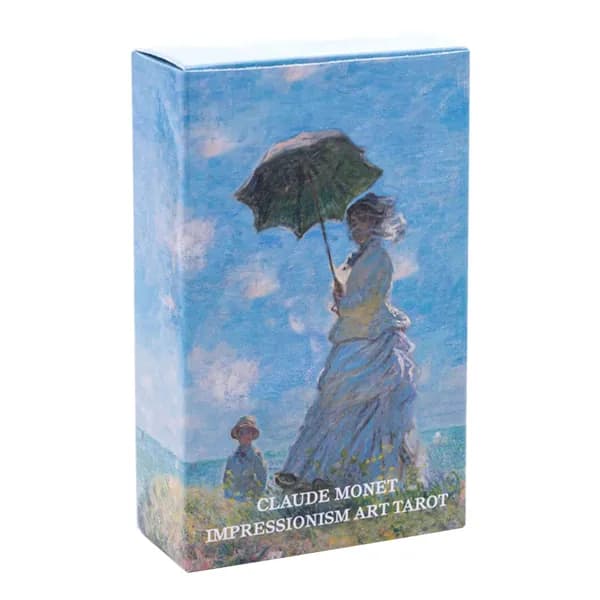 Колода Таро ClaudeMonet, художественная карточная игра в стиле импрессионизма, подарок с путеводителем в формате PDF, 78 карт для начинающих