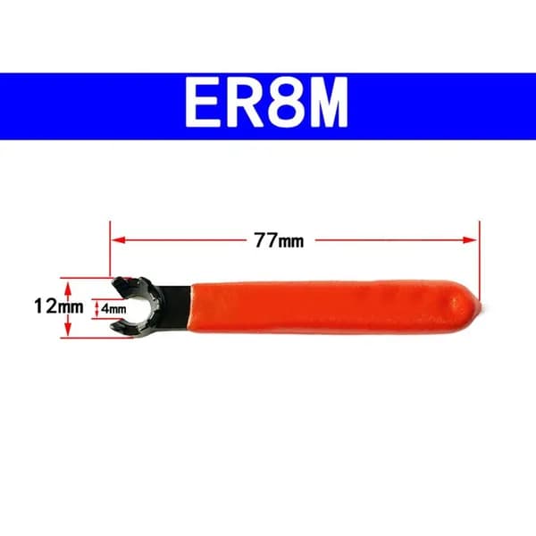 Цанговый патрон ER, гаечный ключ ER8M ER11M ER16M ER20M, фрезерный станок с ЧПУ типа M
