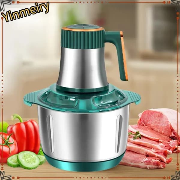 Электрическая мясорубка зеленый
