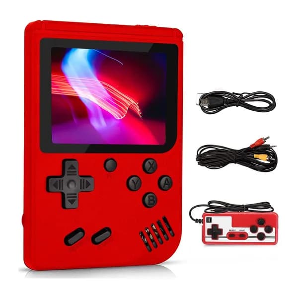 Ретро-портативная игровая консоль 2.4" с игровым контроллером, 400 игр / подключение к телевизору, игра для двоих.