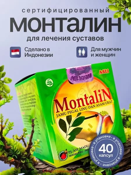 Montalin БАД для костей и суставов, Монталин противовоспалительный